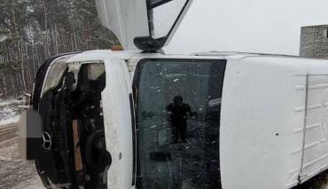 ДТП с маршруткой под Минском. Семь пассажиров пострадали